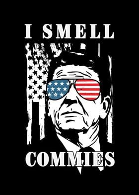 I Smell Commies Reagan