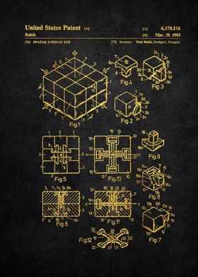 9 Rubiks Cube Patent