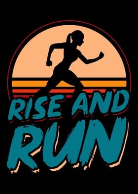 Rise And Run Runner Sunset