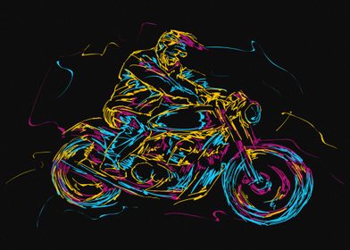 Motorbike rider