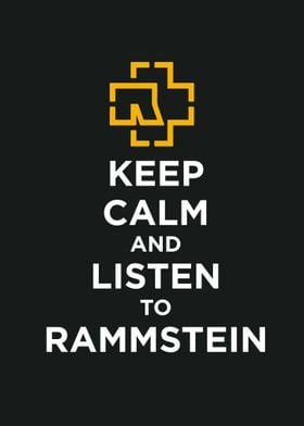 keep calm and listen music
