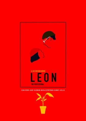 Leon minimalist poster