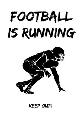 Football door sign