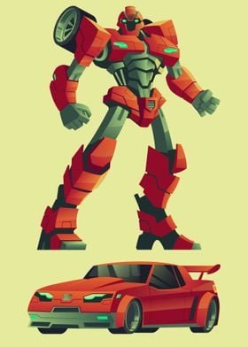 Red robot 