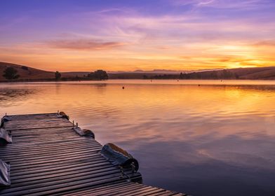 Sunrise on a lake