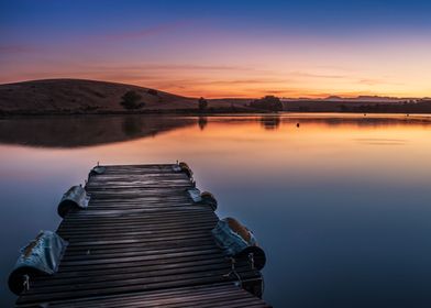 Sunrise on a lake