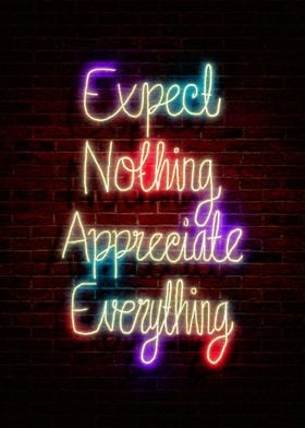 expect  nothing