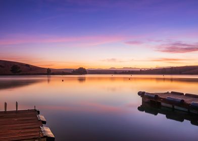 Sunrise on a lake