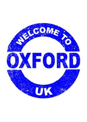 Welcome To Oxford Stamp