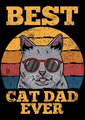 Cat Dad Vintage