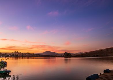 Sunrise on a lake