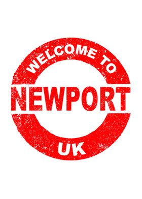 Welcome To Newport Stamp