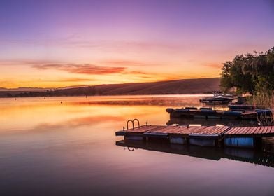 Sunrise on a lake