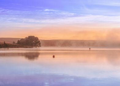 Sunrise on a lake