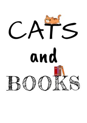 Cats And Books Cat Lover