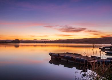 Sunrise on a lake