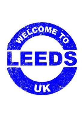 Welcome To Leeds Stamp