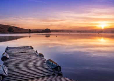 Sunrise on a lake