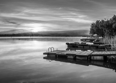 Sunrise on a lake