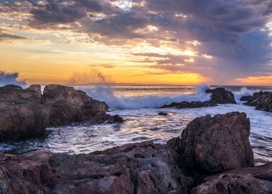 Sunset over Cape Town 