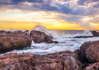 Sunset over Cape Town 