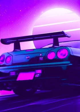 Skyline R34 Posters Displate