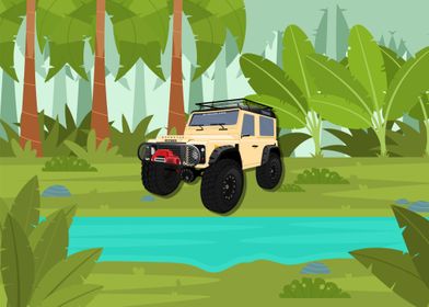 land rover flat design 3