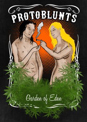 Adam and Eve Funny Weed