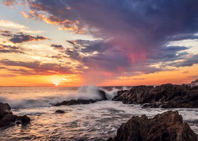 Sunset over Cape Town 