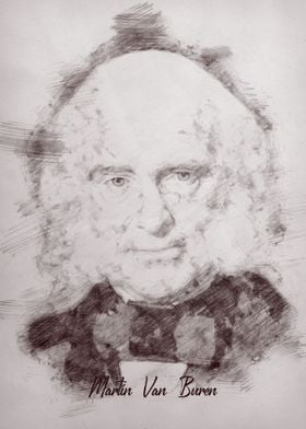 Sketch Martin Van Buren