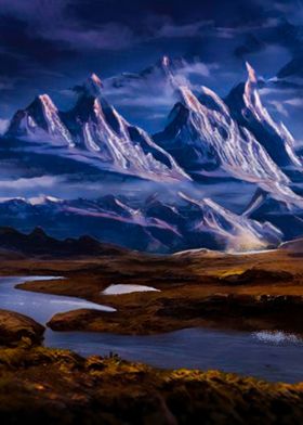 Crystal mountains