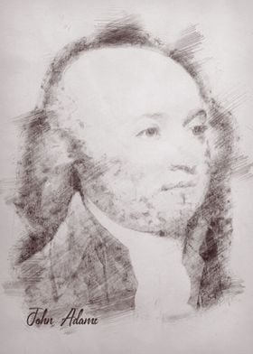 Sketch John Adams