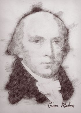 Sketch James Madison