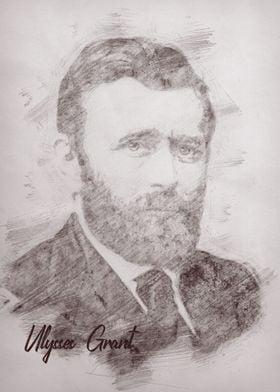 Sketch Ulysses S Grant