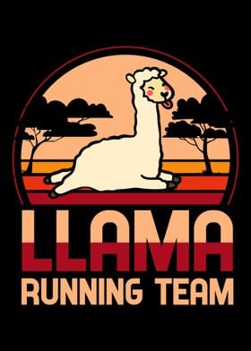 Llama Running Team Lama