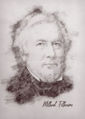 Sketch Millard Fillmore