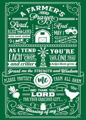 A Farmers Prayer Green