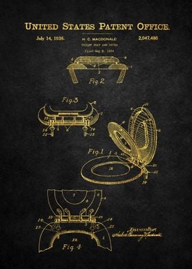 6 Toilet Seat Patent