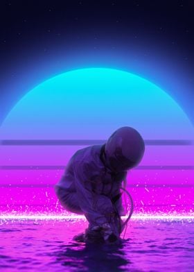 Retro Astronaut