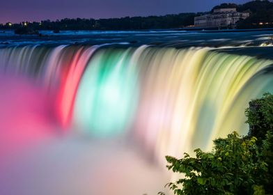 Niagara Falls magical glow