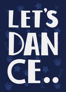 Lets Dance Lettering