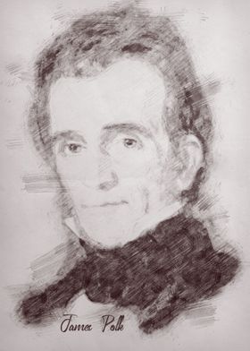 Sketch James K Polk