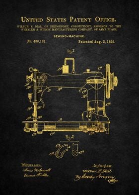 2 Sewing Machine Patent