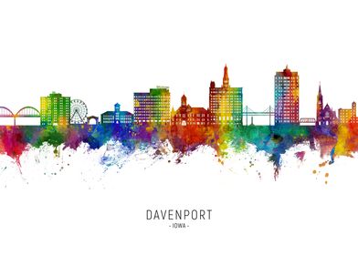 Davenport Skyline Iowa