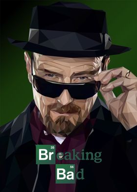 Breaking Bad heisenberg' Poster by Lowpoly Posters | Displate Breaking Bad heisenberg' Poster by Lowpoly Posters | Displate