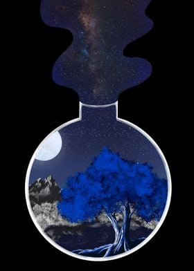 Tree Landscape Space Glass