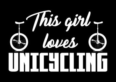 Unicyclist Girl Joke Cycle