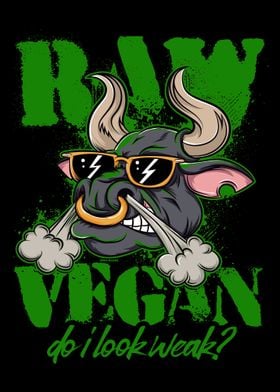 Raw Vegan Angry Bull