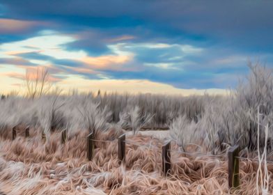 Morning Frost Painting