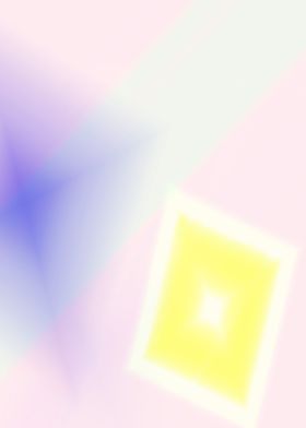 yellow pink white abstract